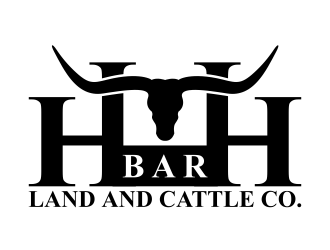 HbarH   Land and Cattle Co. logo design by jm77788
