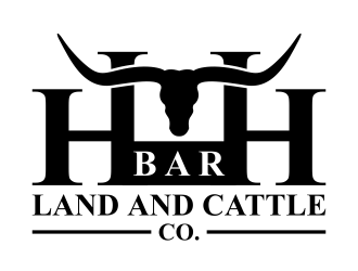 HbarH   Land and Cattle Co. logo design by jm77788