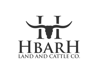 HbarH   Land and Cattle Co. logo design by Humhum