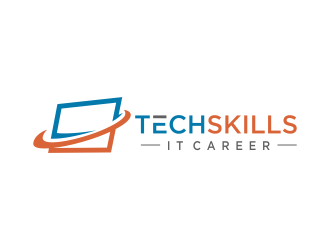 TechSkills IT Career logo design by oke2angconcept