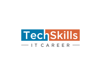 TechSkills IT Career logo design by oke2angconcept