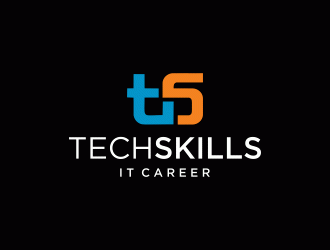 TechSkills IT Career logo design by SelaArt