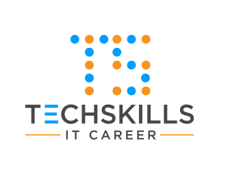 TechSkills IT Career logo design by AB212