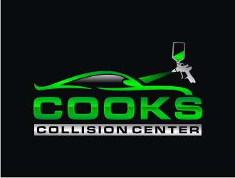 Cooks Collision Center logo design by Artomoro