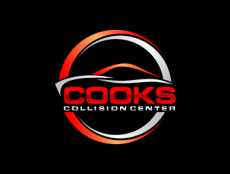Cooks Collision Center logo design by oke2angconcept