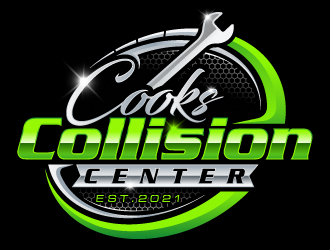 Cooks Collision Center logo design by giggi