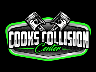 Cooks Collision Center logo design by ElonStark