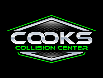 Cooks Collision Center logo design by uttam