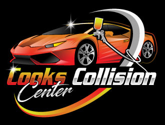 Cooks Collision Center logo design by Suvendu