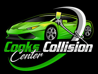 Cooks Collision Center logo design by Suvendu