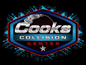 Cooks Collision Center logo design by Suvendu