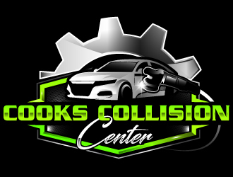 Cooks Collision Center logo design by Suvendu