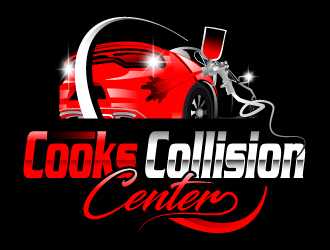 Cooks Collision Center logo design by LogoQueen