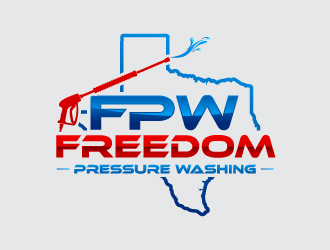 Freedom Pressure Washing logo design by uttam