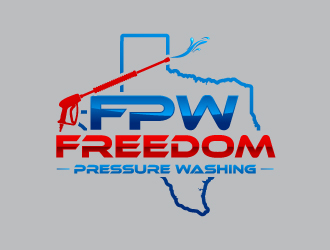 Freedom Pressure Washing logo design by uttam