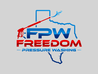 Freedom Pressure Washing logo design by uttam