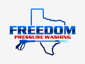 Freedom Pressure Washing logo design by uttam