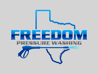 Freedom Pressure Washing logo design by uttam