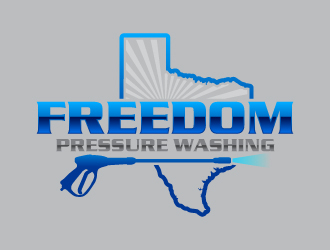 Freedom Pressure Washing logo design by uttam
