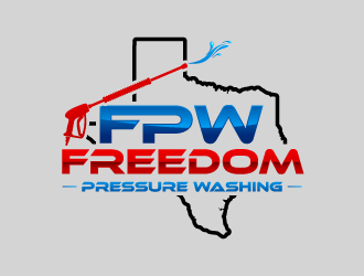 Freedom Pressure Washing logo design by uttam