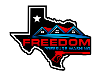 Freedom Pressure Washing logo design by cintoko