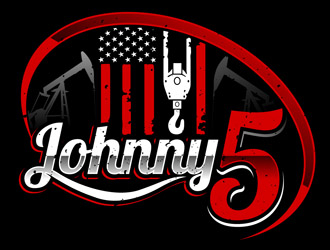 Johnny 5 logo design by DreamLogoDesign