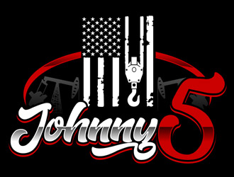 Johnny 5 logo design by DreamLogoDesign