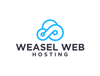 Weasel Web Hosting logo design by uptogood