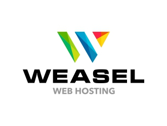 Weasel Web Hosting logo design by rizuki