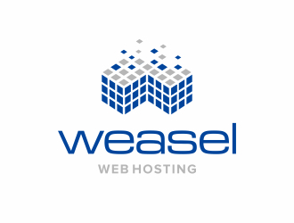 Weasel Web Hosting logo design by langitBiru