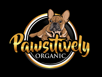 Pawsitively Organic logo design by ElonStark