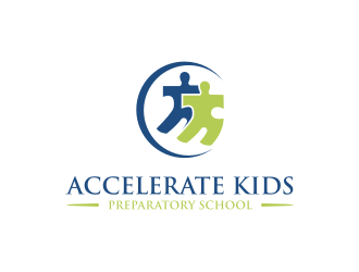 Accelerate Kids Preparatory School logo design by tejo