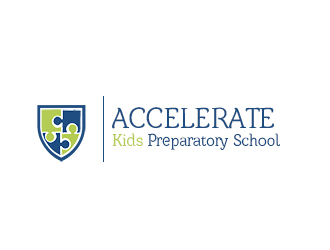 Accelerate Kids Preparatory School logo design by bougalla005