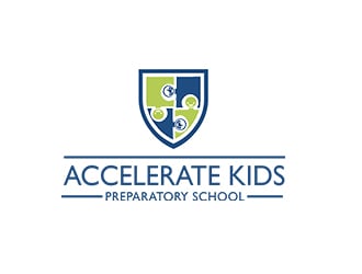 Accelerate Kids Preparatory School logo design by bougalla005