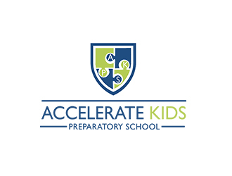 Accelerate Kids Preparatory School logo design by bougalla005