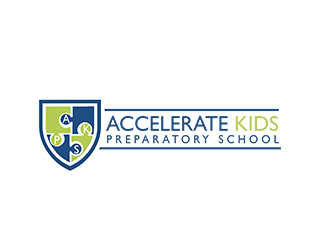 Accelerate Kids Preparatory School logo design by bougalla005