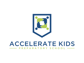 Accelerate Kids Preparatory School logo design by salis17