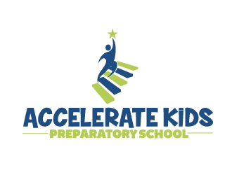 Accelerate Kids Preparatory School logo design by ElonStark