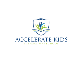 Accelerate Kids Preparatory School logo design by Sheilla