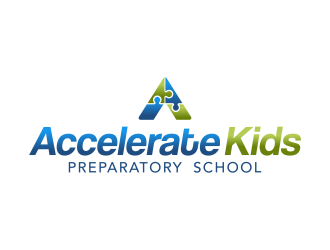 Accelerate Kids Preparatory School logo design by ingepro
