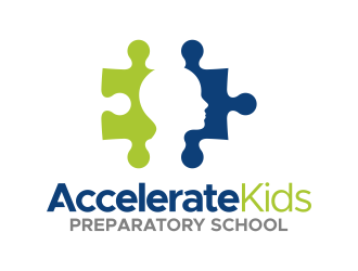 Accelerate Kids Preparatory School logo design by Panara