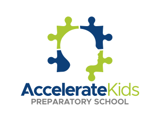 Accelerate Kids Preparatory School logo design by Panara
