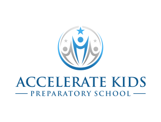 Accelerate Kids Preparatory School logo design by funsdesigns