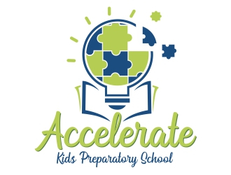 Accelerate Kids Preparatory School logo design by ruki