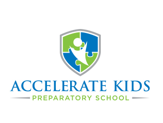 Accelerate Kids Preparatory School logo design by AB212