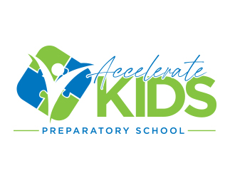 Accelerate Kids Preparatory School logo design by AB212