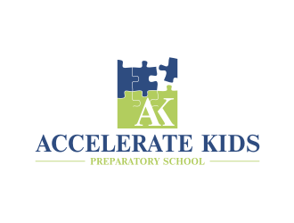 Accelerate Kids Preparatory School logo design by RatuCempaka