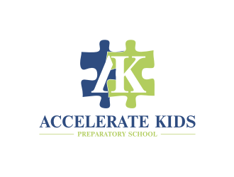 Accelerate Kids Preparatory School logo design by RatuCempaka