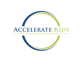 Accelerate Kids Preparatory School logo design by puthreeone