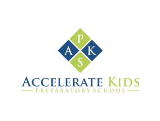 Accelerate Kids Preparatory School logo design by puthreeone